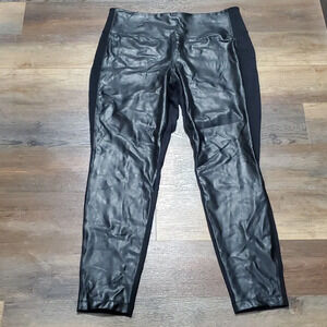 Athleta black delancey shine tight leggings